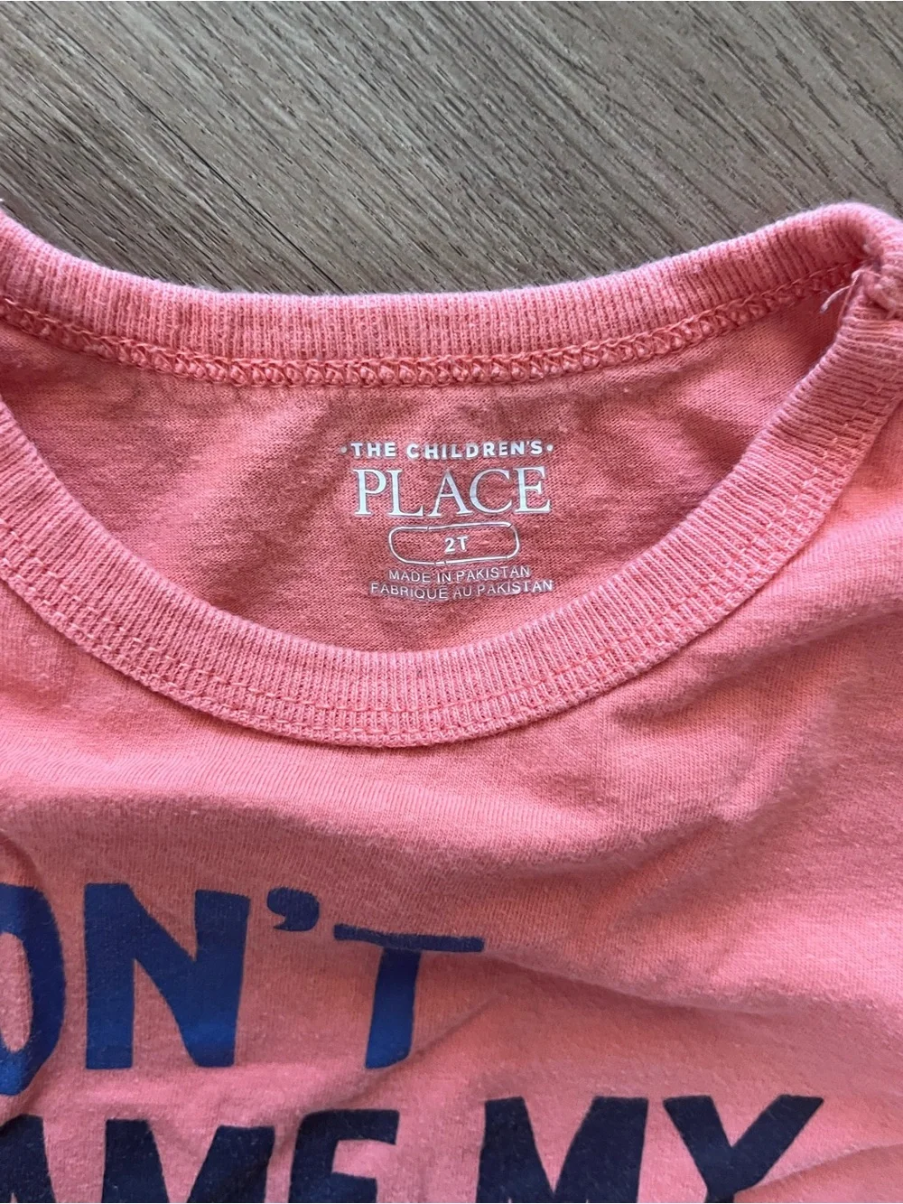 The Children's Place Pink 'Don't Blame My Sister' Graphic Tee 2T